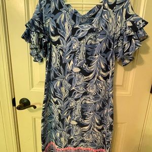 Lily Pulitzer dress size large.  Knee length.  New without tags.